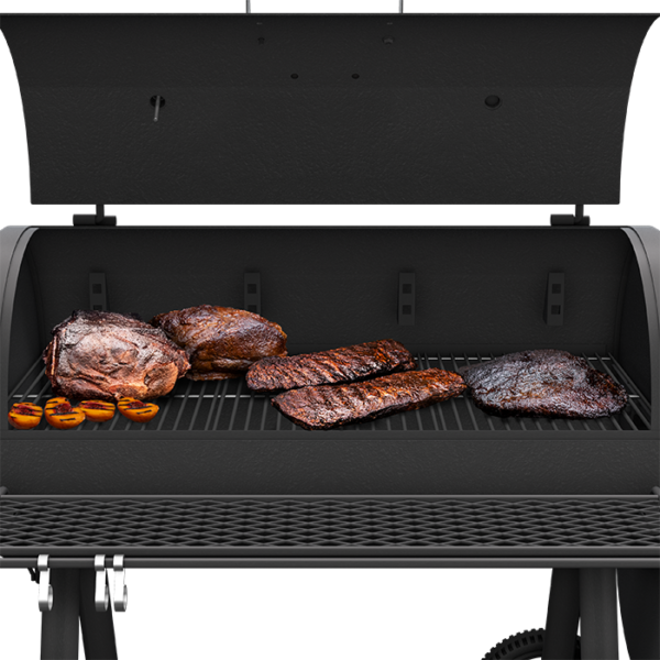 Oklahoma Joes Highland Offset Smoker Front With Food 24203001 1.png